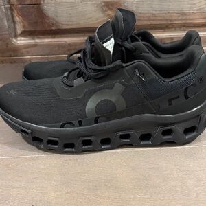 On Running Cloudmonster Men's Black Athletic Sneakers